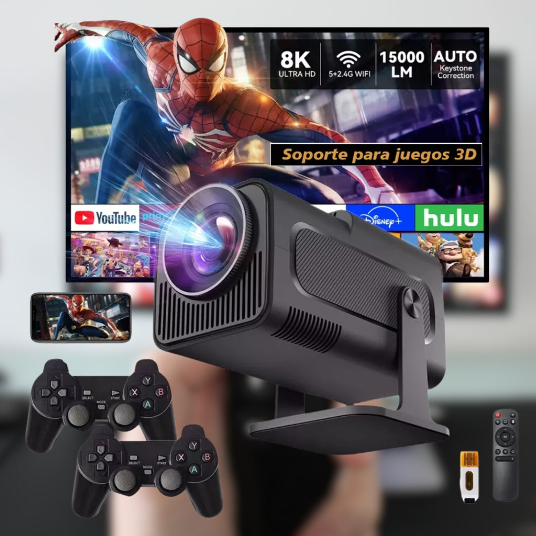 PROYECTOR DE JUEGOS 2 EN 1